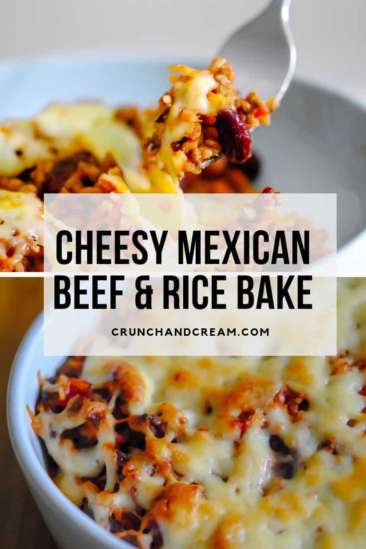 Cheesy Mexican Rice Bake Crunch & Cream