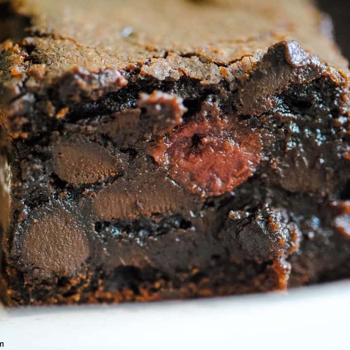 One-Bowl Black Forest Brownies