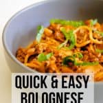 simple bolognese pin image